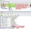 LimeWire 5.0 - Adding folders to library, sharing/unsharing files, removing folders - Windows.-drag-into-library.jpg