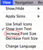 Type size: How do I change the Font Size in LimeWire?-font-size.gif